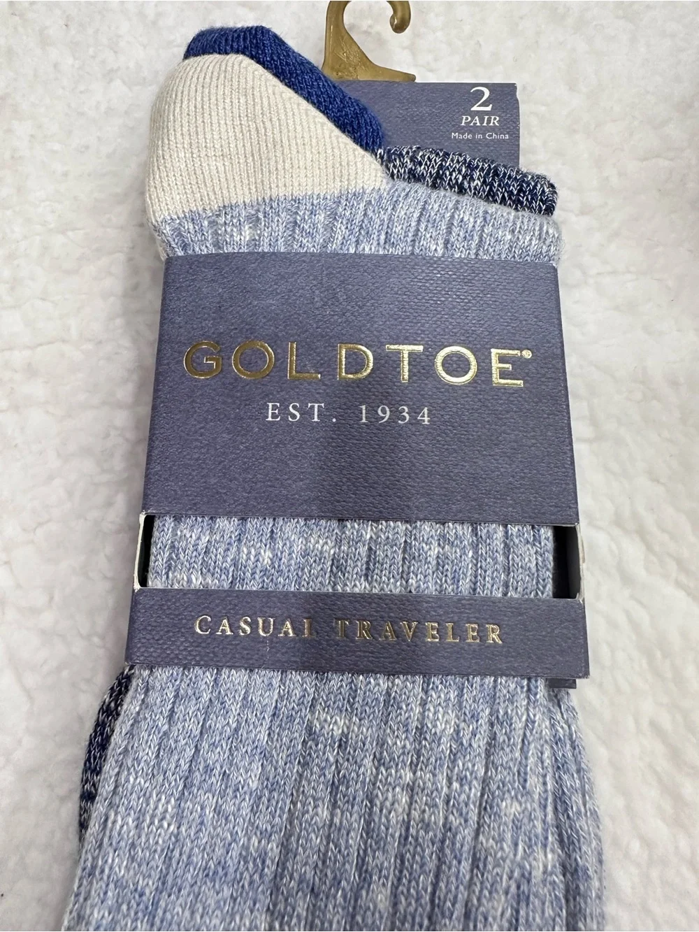 Gold Toe Casual Traveler Men's Crew Socks